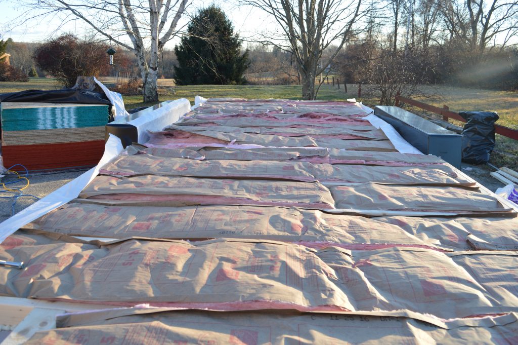 Subfloor of Nature's Nest Tiny Homes (Tiny House Trailer made by Tiny Home Builder)