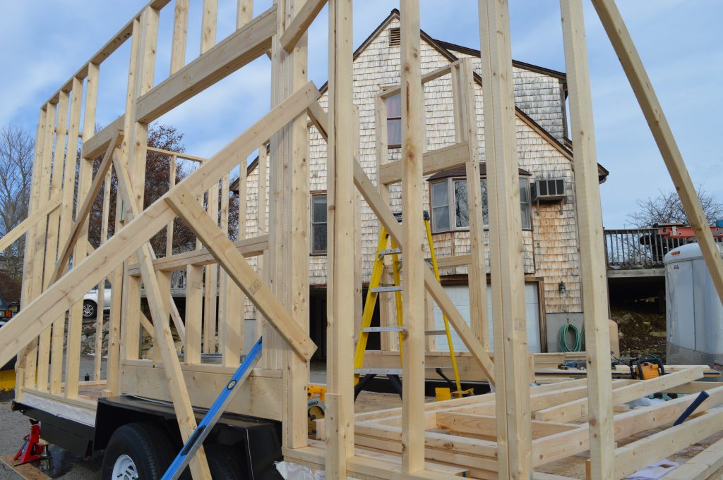 Wall Framing for Nature's Nest Tiny Homes