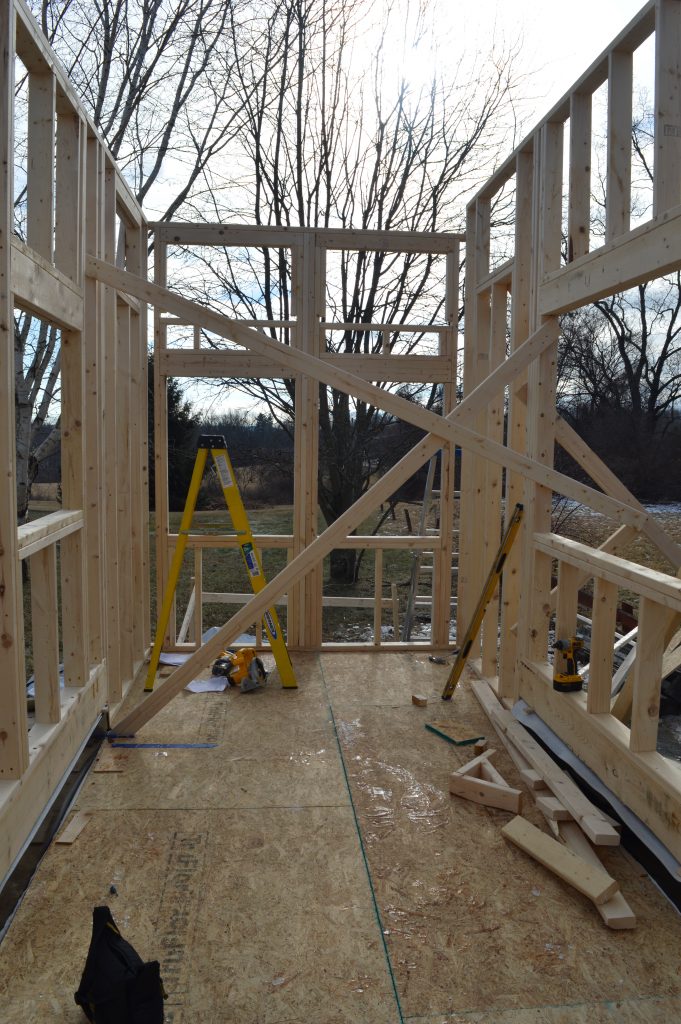 Wall Framing for Nature's Nest Tiny Homes